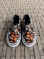 Tommy Bahama Halloween Glow In The Dark Shoes Pumpkin Spiders Toddler Size 7