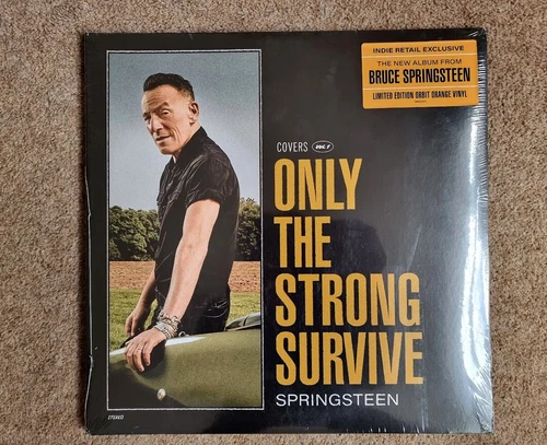 BRUCE SPRINGSTEEN - ONLY THE STRONG SURVIVE, ORBIT ORANGE VINYL LP, NEW SEALED