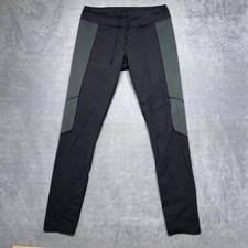 The North Face Flash Dry Legging Women Large Black Gray Nylon Stretch Drawstring