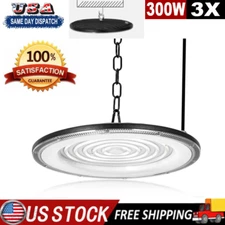 3X 300W UFO Led High Bay Light Factory Warehouse Commercial Led Shop Lights