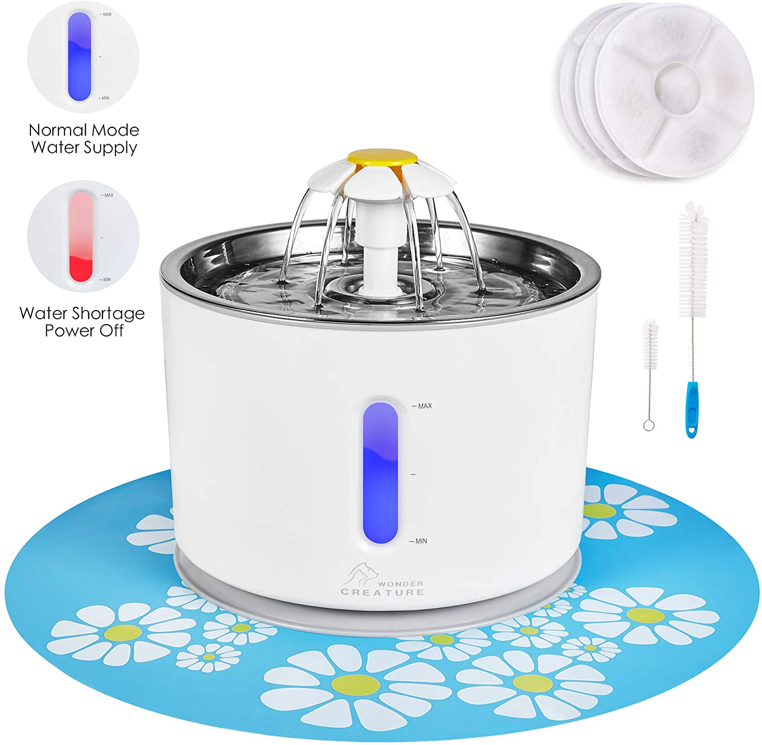 wonder creature water fountain filters