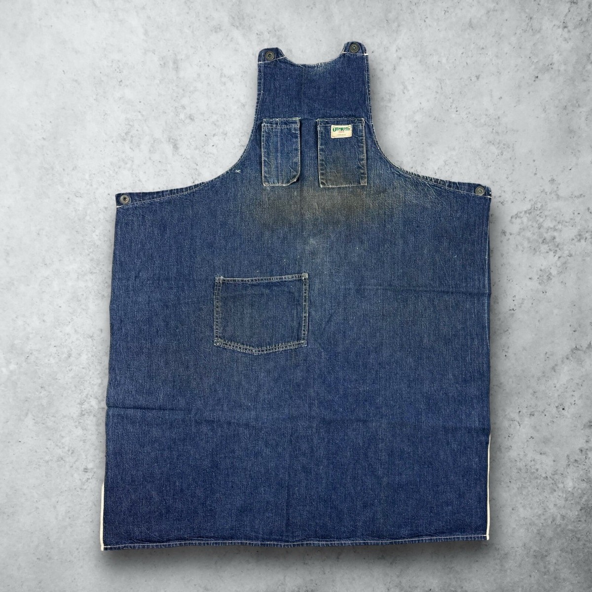 vintageデニム生地ワークエプロンoshkosh special vintageデニム生地ワークエプロンoshkosh special