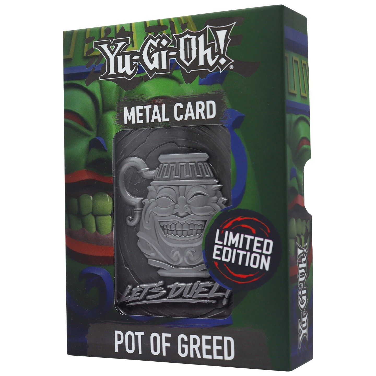 Yu-Gi-Oh! - Pot Of Greed Metal Card - Limited Edition Collectable