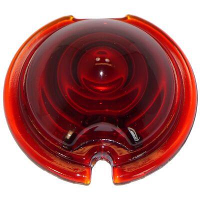 DJS Tractor Parts/Red Glass Tail Light Lens - AC-123D