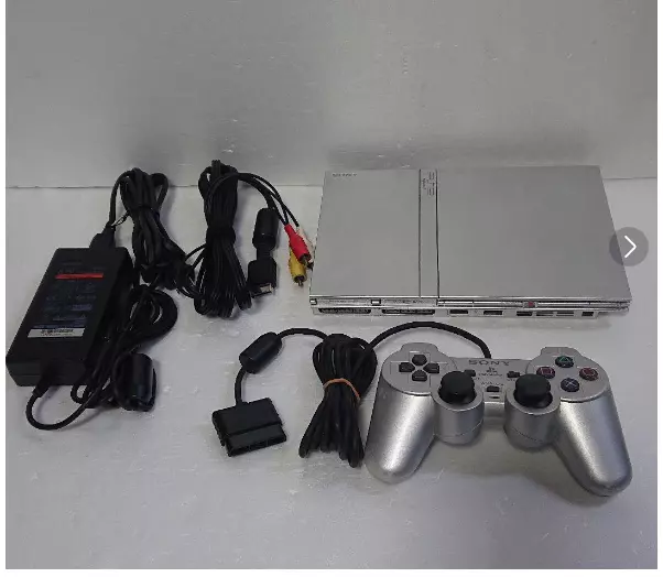 PlayStation SCPH-77000 Silver Slim Console Japanese Discs F/S | eBay