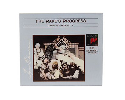 Igor Stravinsky Edition V.9: The Rake's Progress 2 CDs + Book (Sony) New Sealed
