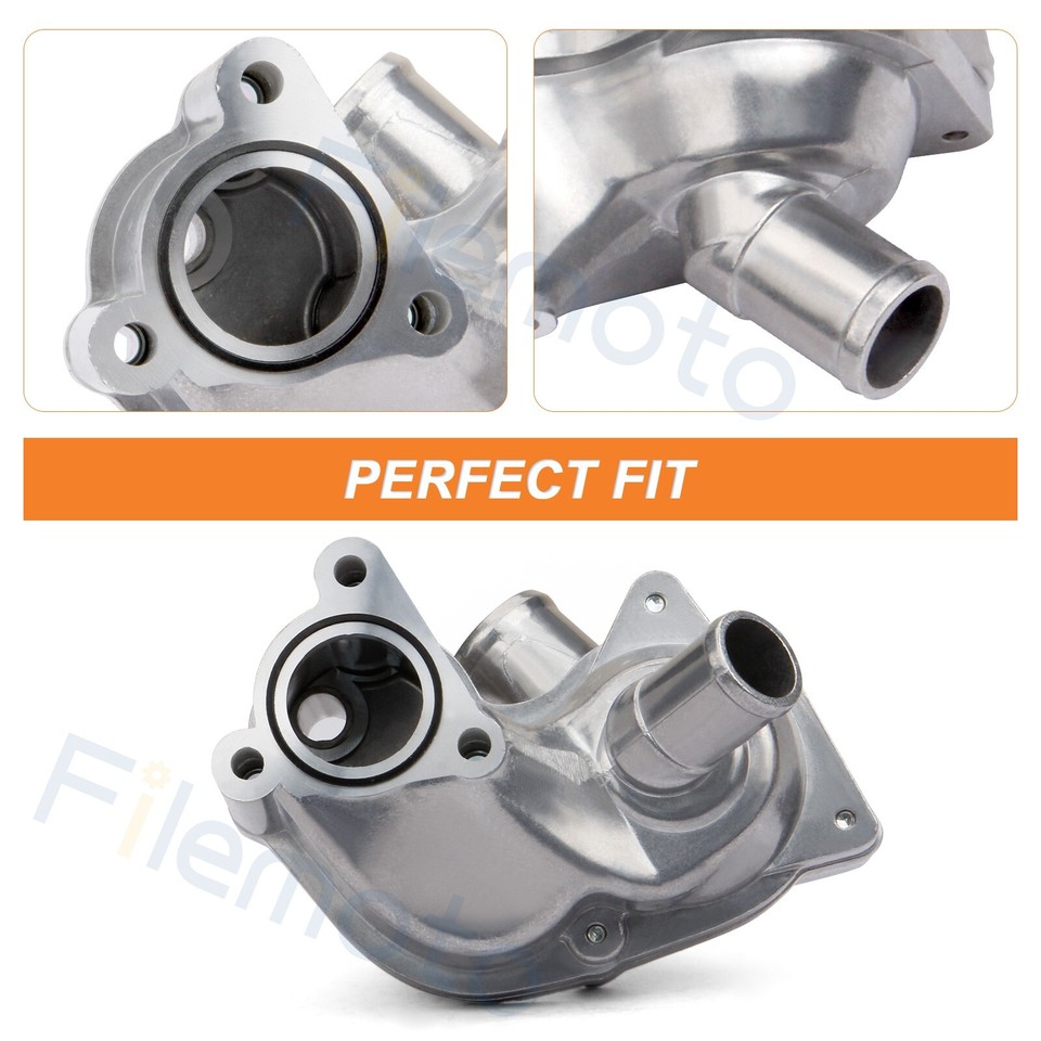 Upgraded Aluminum Thermostat Housing Kit Fits For 97-01 F-o - Foto 8