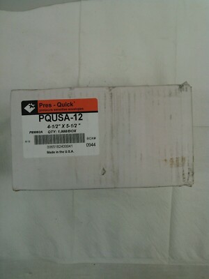 Pres-Quick PQUSA-12--4-1/2'' x 5-1/2'' Package Enclosed Envelopes 1000 Pack
