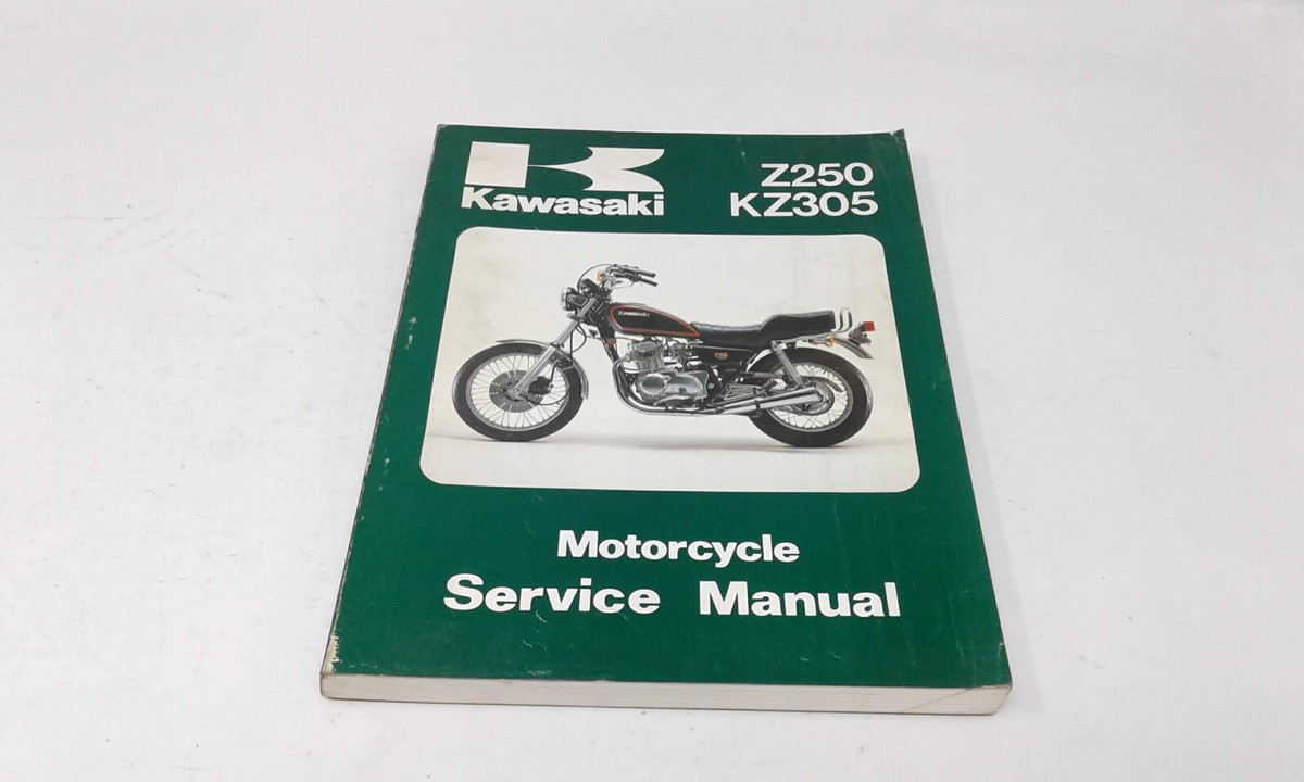 KAWASAKI Z250 KZ305 1979-1982 MANUALE OFFICINA ORIGINALE workshop - Main Image
