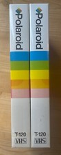 (2) Polaroid Supercolor Vuoto 6 Ore T-120 Nastri VHS 246M Nuovo Sigillato