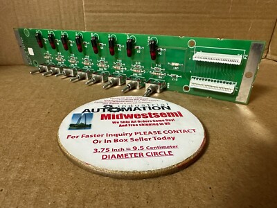 SIMPLEX 565-814 8 LED/8 SWITCH ASSEMBLY REV D ID: M23142 SHIPS SAME DAY