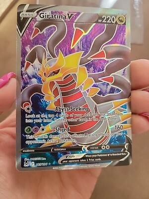 Pokémon TCG Giratina V Sword & Shield - Lost Origin 185/196 Holo