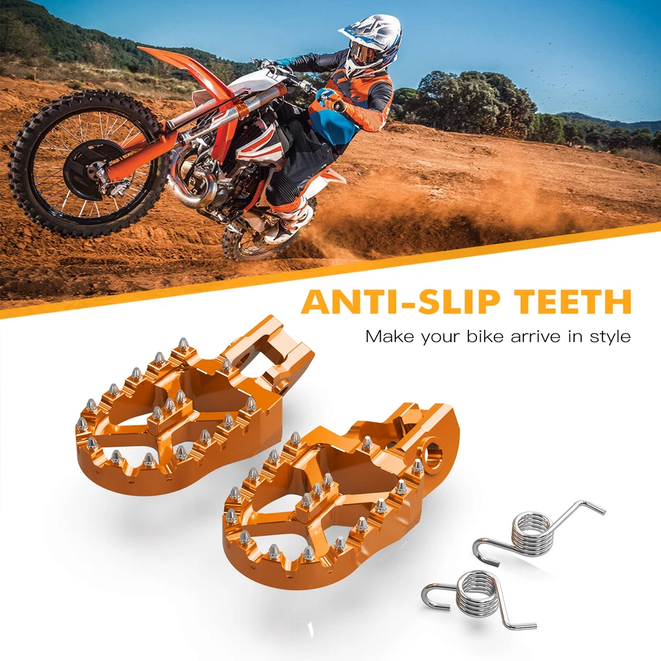 NICECNC estriberas reposapiés para KTM 150 250 300 350 450 500 EXC F XCW 2017-2023 Foto 4 de 4
