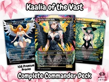Kaalia of the Vast Commander Deck MTG EDH Anime Style Waifu Proxy Deck