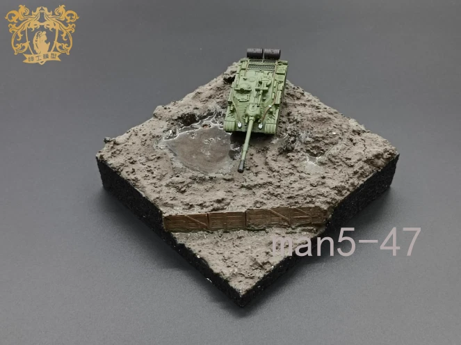 3D Printed Model 1/144 SU-122-54 tank destroyer Finished Model - Image 3 of 3