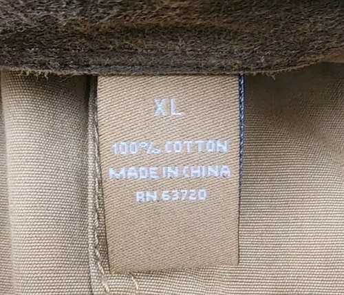 North River Outfitters Shooting Shacket Shirt Deep Tan Brown Elbow Pads Men's Xl - Picture 11 of 12