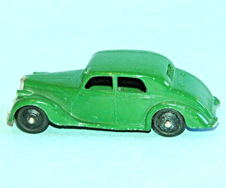 DINKY TOYS Meccano England original 1947 RILEY SALOON #40a verde escuro - Imagem 4 de 4