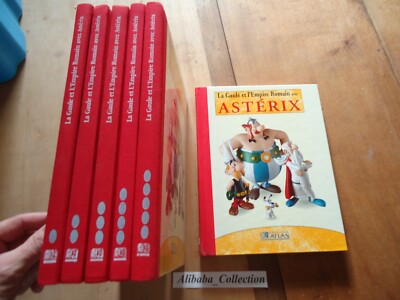 ASTERIX GAULLE & ROMAN EMPIRE BOOK LOT COMPLETE COLLECTION? ATLAS PLASTOY BD