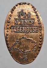 H.E.B Science Treehouse at Witte Museum San Antonio, TX Elongated Pressed Penny