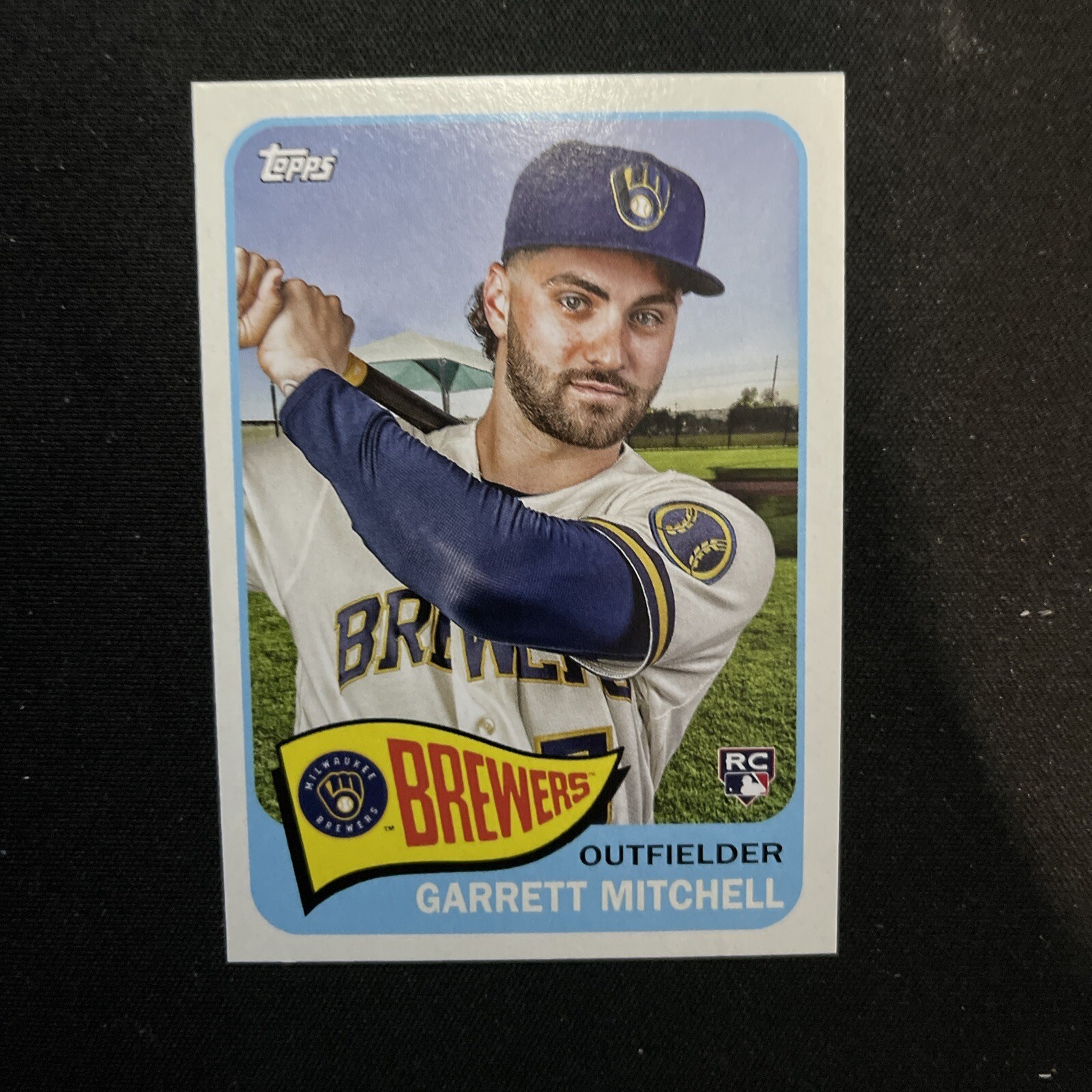 Garrett Mitchell 2023 Topps Archives 1965 Base Rookie Milwaukee Brewers  #199