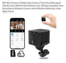 Wireless Mini Security Camera FKJ-WiFi, Remoted App Viewing,