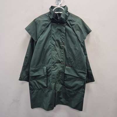 Driza Bone Vintage Village & County Showerproof Green Riding Coat Size Medium