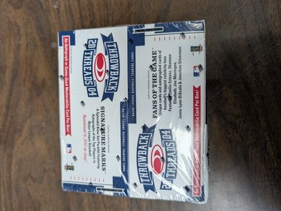 2004 DONRUSS THROWBACK THREADS MLB BASEBALL RETAIL  BOX 24 PACKS NEW SEALED