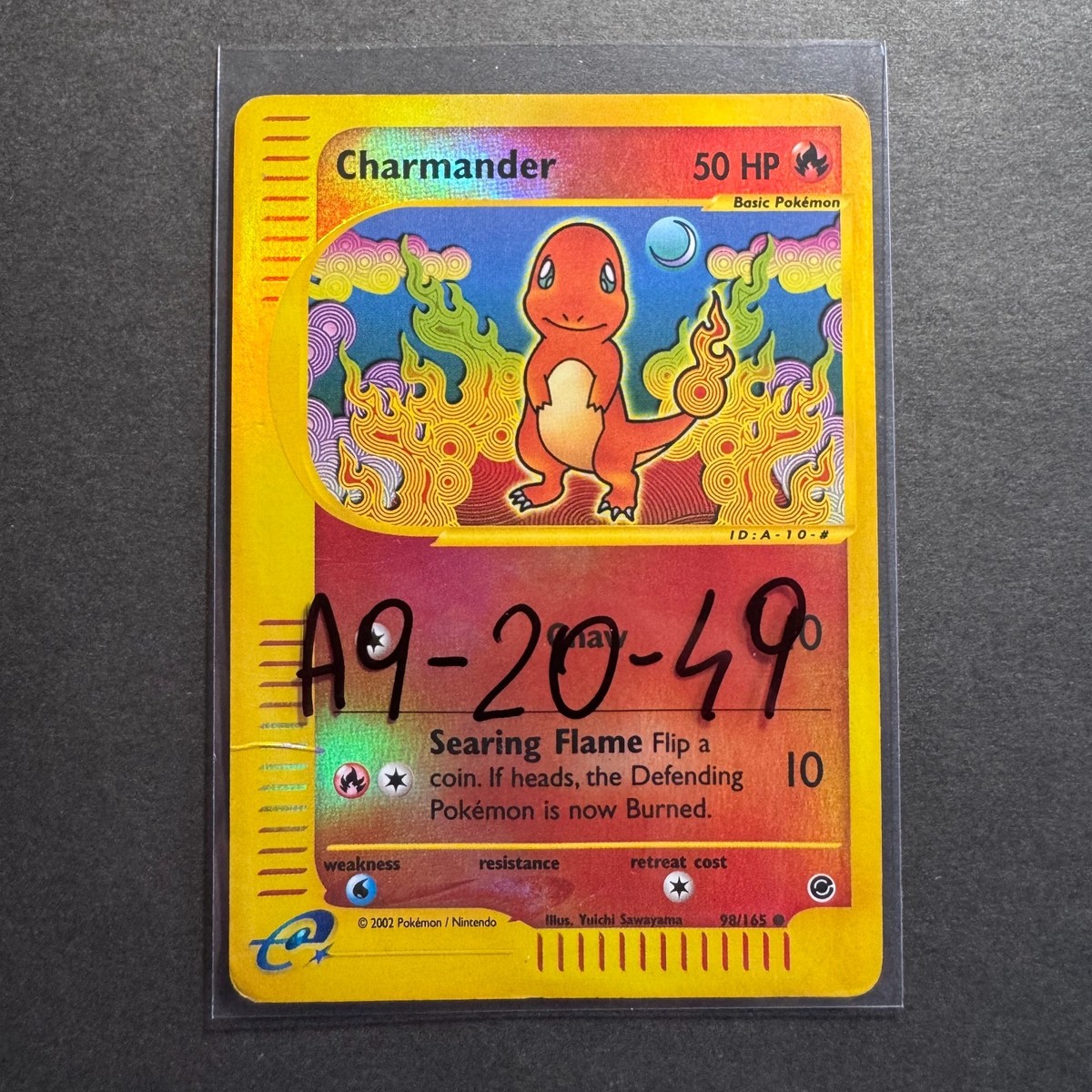 CHARMANDER #98/165 Holo Reverse Eng Expedition E-Series 2002