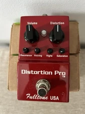 FULLTONE DISTORTION PRO Amazing Tone Guitar Effect Pedal SIGNED/LOW PROD. NUMBER