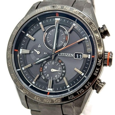 Citizen Attesa H800-T025871 GPS Solar Titanium Black
