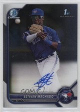 2022 Bowman Chrome Prospect Auto Estiven Machado #CPA-EM Auto ka6