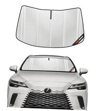 Windshield Sun Shade for Lexus RX450e Lexus 2023-2025 Upgrade Shiny Silver