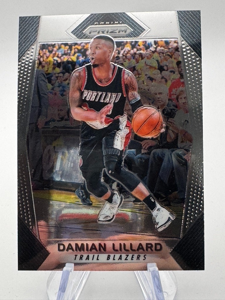 2017-18 Panini Prizm Damian Lillard Silver Prizm #141