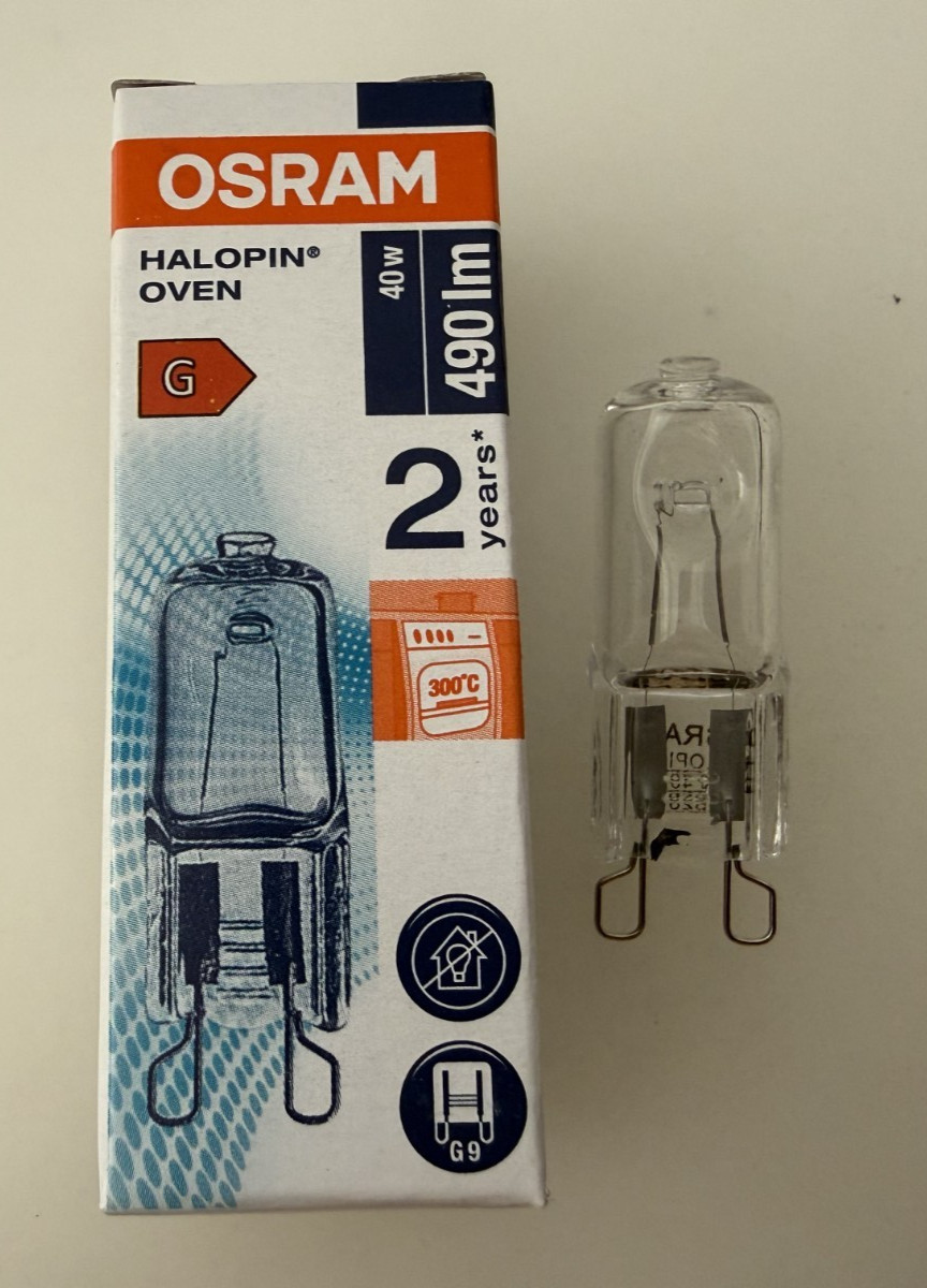 Osram 40w Oven Cooker microwave Bulb As Used in Neff Bosch Smeg John Lewis