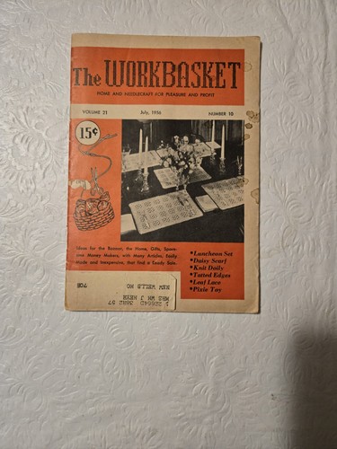 Lot Of 4 Vintage "The Workbasket Magazine Home and Needlecraft" 1956 - Picture 3 of 4