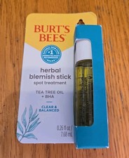 Burt's Bees Spot Treatment Stick for Blemishes Tea Tree Oil BHA 0.26 fl oz