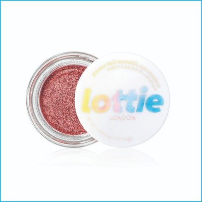 Lottie London Power Foil Metallic Eyeshadow Pot Outlast Vegan Makeup