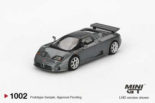 MINI GT 1/64 BUGATTI EB110 SUPER SPORRT GRIGIO SCURO LHD BLISTER MGT01002-BL