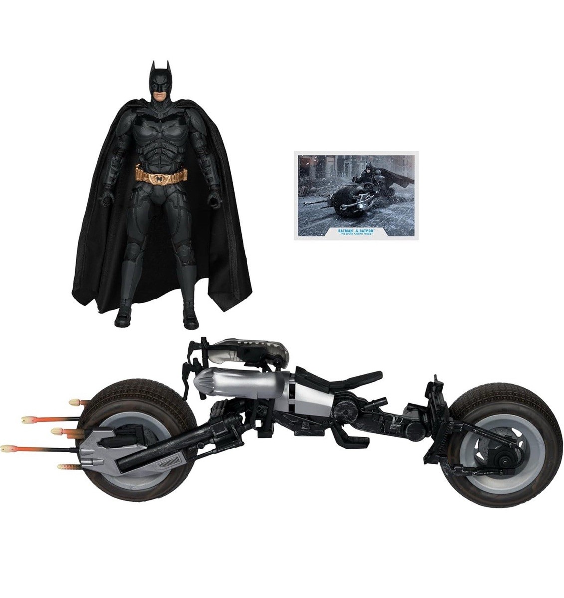 2025 McFarlane Gold Label DC Multiverse- Batman & Batpod (The Dark