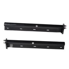 30" Heavy Duty Spring Loaded Black Mud Flap Hangers for Semi Trucks All in One