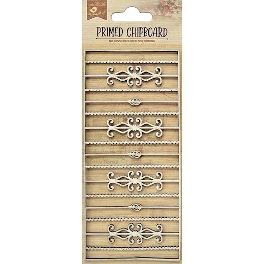 Little Birdie Primed Chipboard 1pc - Ornate Grill