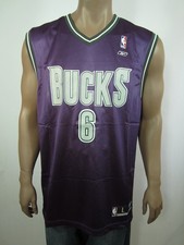 Andrew Bogut Milwaukee Bucks Reebok Replica NBA Jersey Large NWT 2005 Vtg
