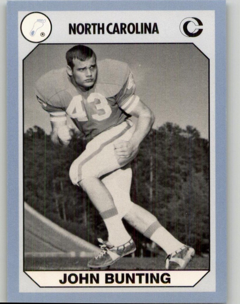 1990-91 Collegiate Collection North Carolina Tar Heels John Bunting #114