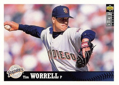Tim Worrell 1997 Collector's Choice 451  San Diego Padres  Baseball Card