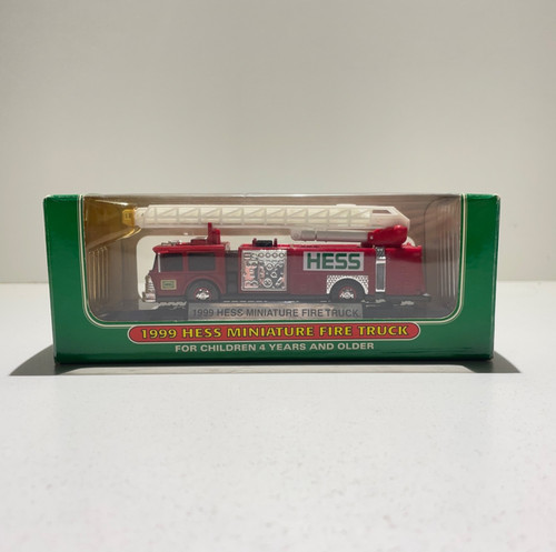 1999 Hess Miniature Fire Truck Boxed