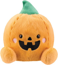 , 61582, Palm Pals Carver Jack O'Lantern, 8In, Medium, Soft Toy, Orange