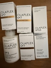 New 5 Piece Olaplex Bundle With Bond Oil, Hair Perfector, And Scalp Longevity