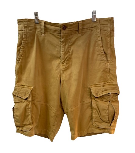 Pantalones Cortos Carga American Eagle Extreme Flex Para Hombre Talla 37 x 11 Bronceado Británico Largo