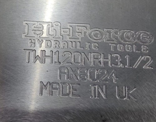 Hi-Force TWH120N Hydraulic Torque Wrench with Case Model TWH120NRH3.1/2 AX8024 - Picture 4 of 4