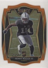 2020 Panini Select Premier Level Orange Prizm Die-Cut Henry Ruggs III #158 2l4